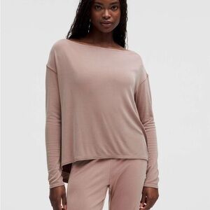 Lululemon Athletica Dusty Rose Long Sleeve Top